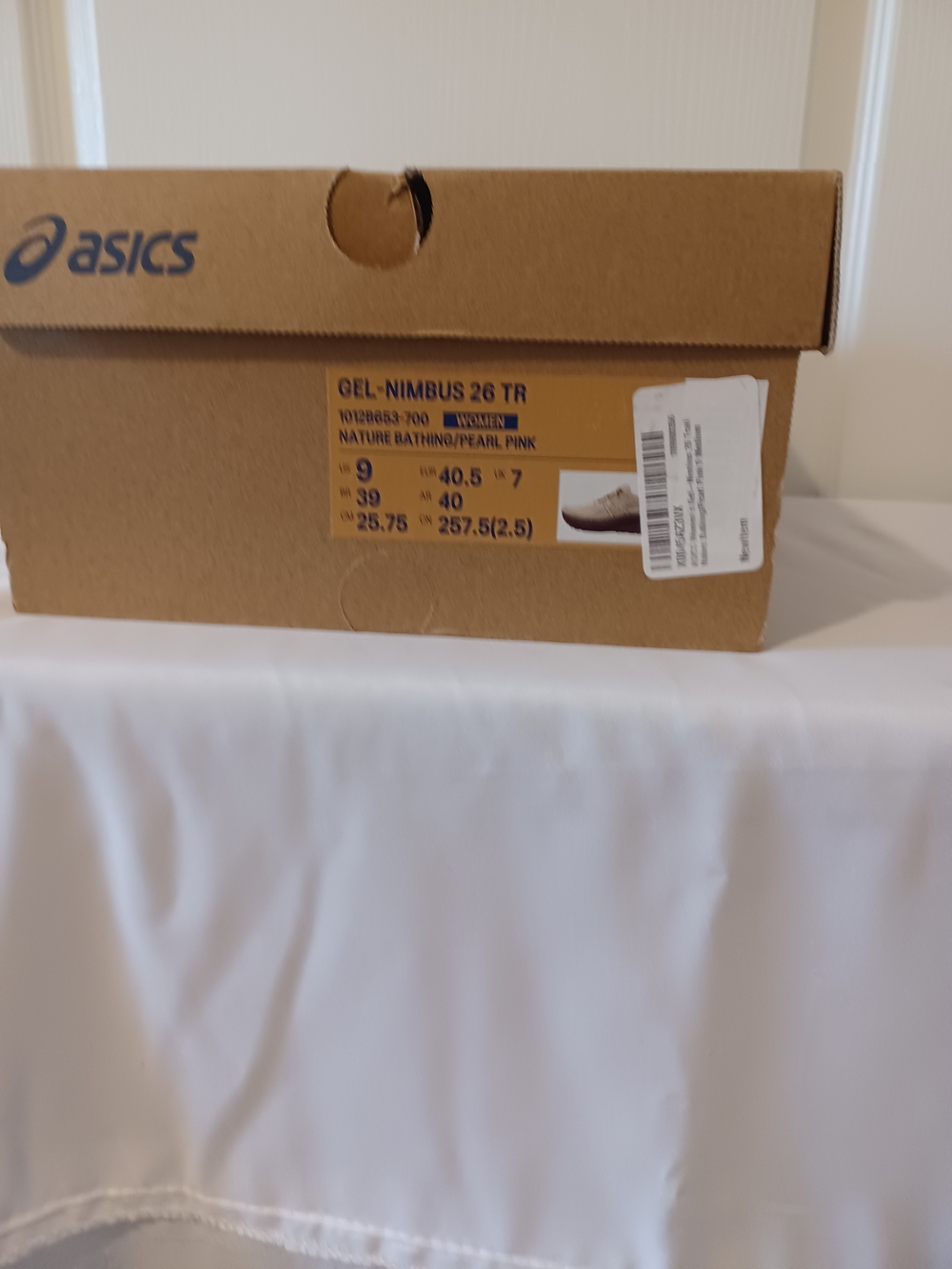 ASICS Women's Blush Pink Running Shoes with Purple Accents - Picture 14 of 14